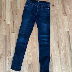 7 for all mankind skinny jeans size 25